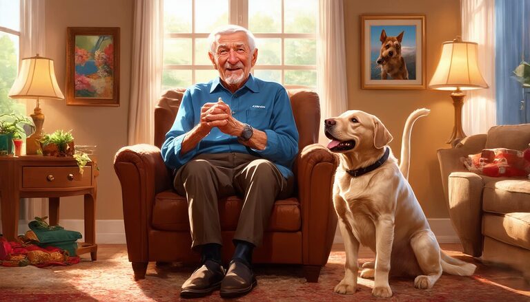 découvrez la réaction hilarante d'un grand-père de 92 ans face à un labrador, après une vie entourée de petits chiens. une vidéo attendrissante et amusante qui illustre la surprise et l'émerveillement d'une rencontre inattendue.