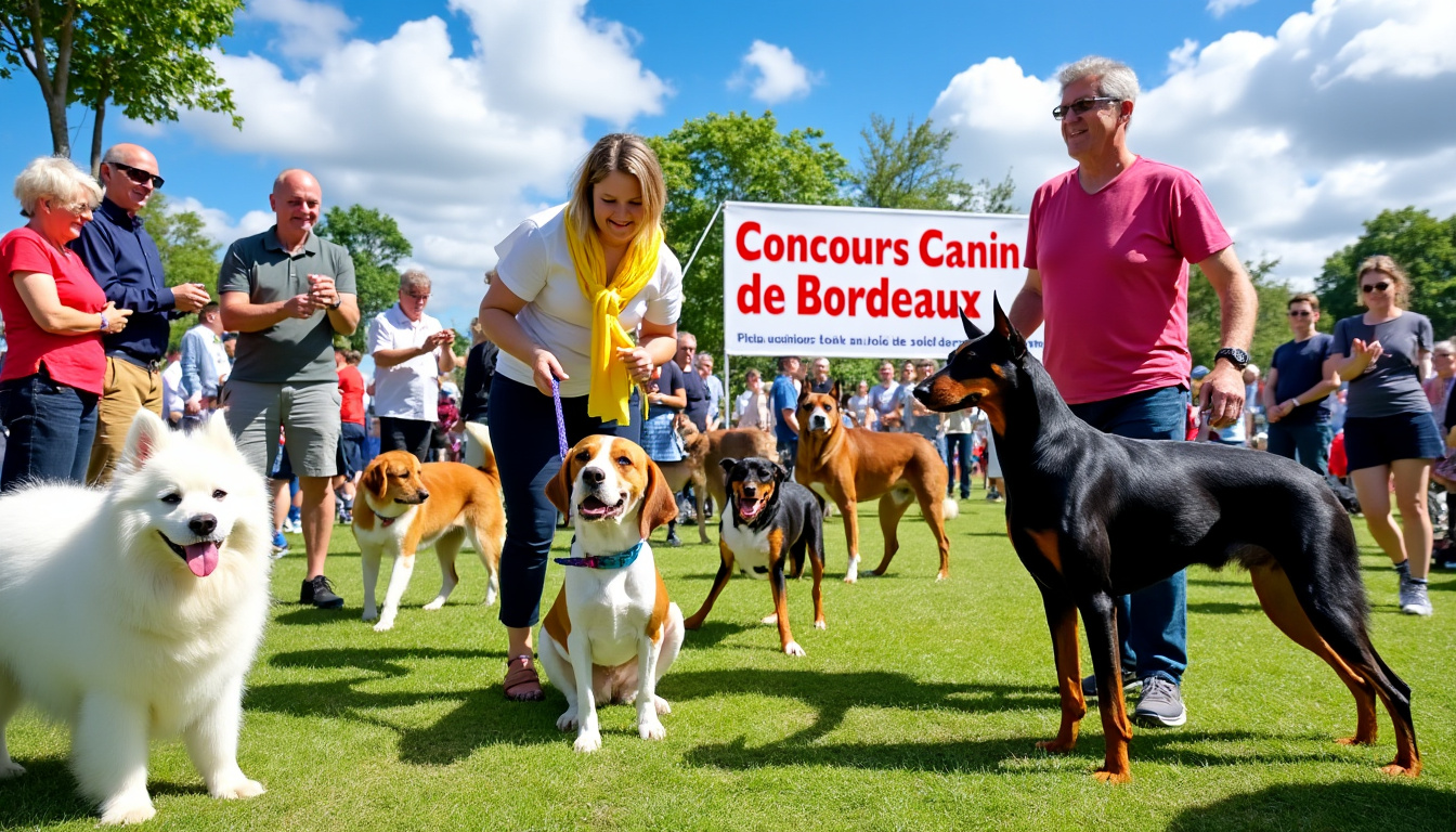 Entdecken Sie die Hundewettbewerbe in Bordeaux, eine einzigartige Gelegenheit, die Hundefähigkeiten zu bewundern und Gleichgesinnte zu treffen. Informieren Sie sich über die bevorstehenden Veranstaltungen, die konkurrierenden Rassen und die Bewertungsmerkmale, die Bordeaux zu einem unverzichtbaren Ziel für Tierliebhaber machen.