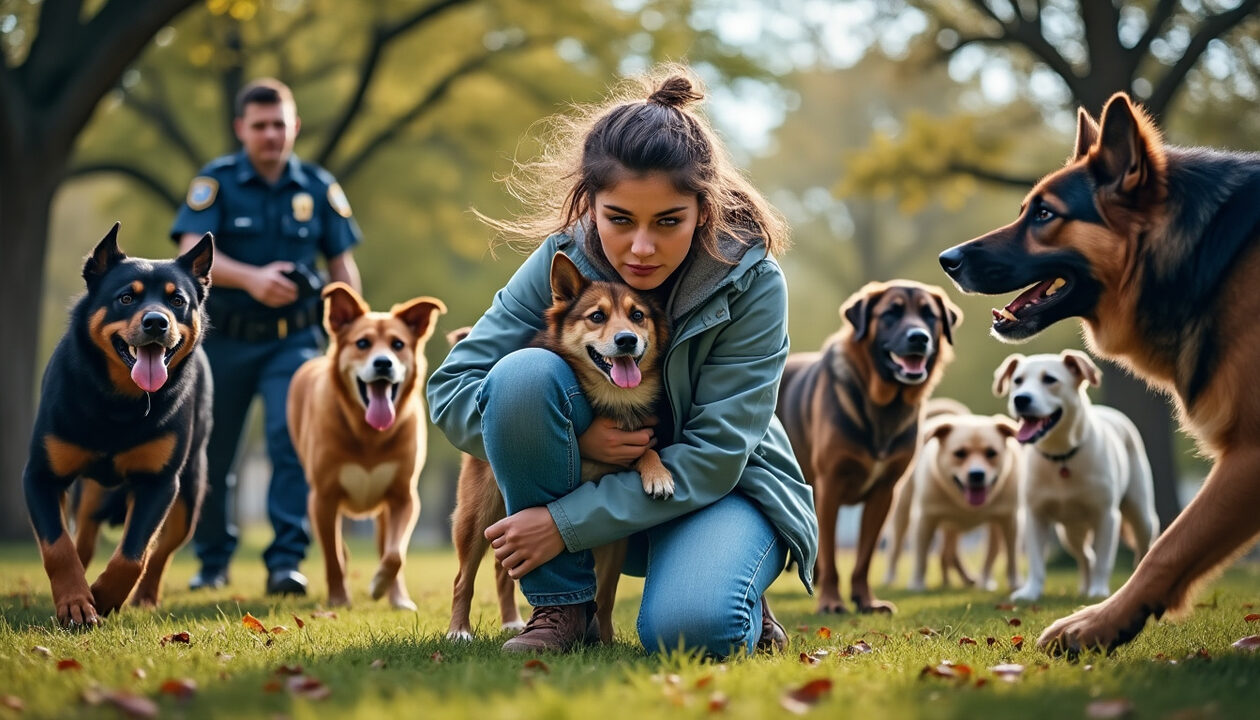 découvrez l'histoire bouleversante d'une femme et de son chien, victimes d'une attaque par une meute. l'incident a conduit à la confiscation de sept chiens et à la garde à vue de leur propriétaire. un récit qui soulève des questions sur la responsabilité animale et la sécurité publique.