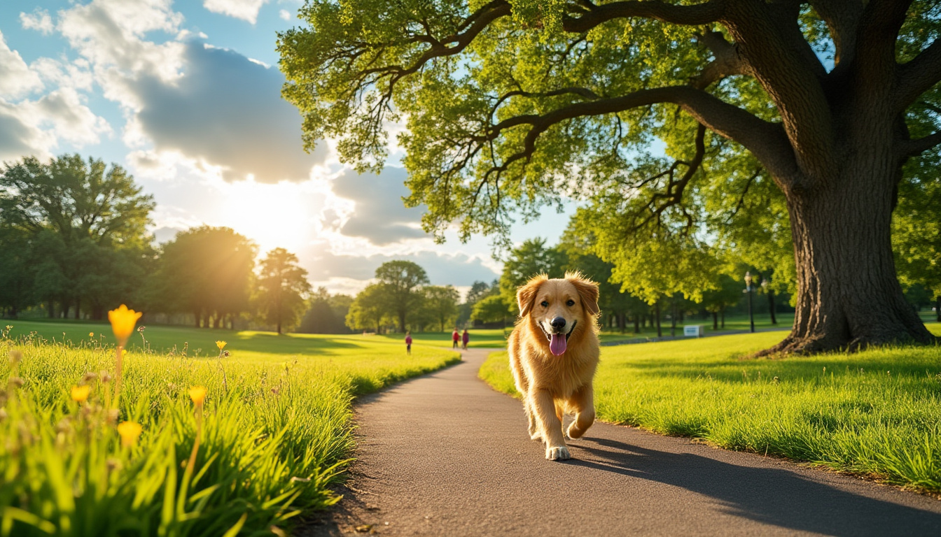 discover 11 ideas for refreshing and suitable places to walk your dog during hot summer days. enjoy walks in shaded parks, near cool rivers, or on dog-friendly beaches to ensure the well-being of your four-legged companion while having fun together.